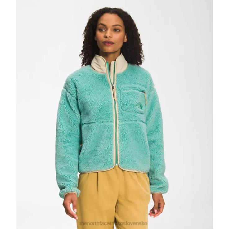 HLH085621 wasabi The North Face dámska bunda na zips s extrémnym vlasom