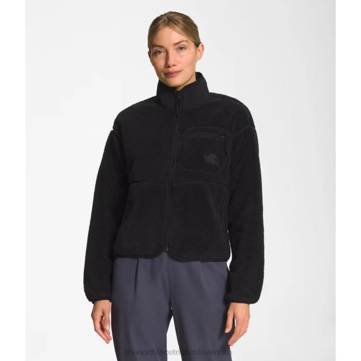 HLH085622 čierna The North Face dámska bunda na zips s extrémnym vlasom