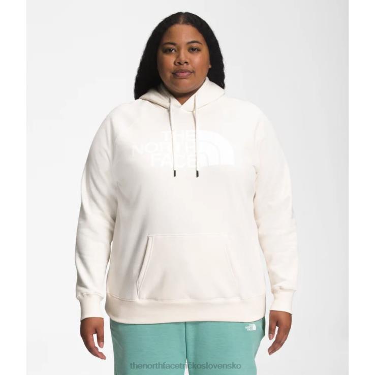 HLH085805 biely The North Face dámska mikina s kapucňou a polovičnou kupolou