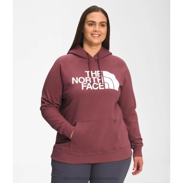 HLH085808 zázvor The North Face dámska mikina s kapucňou a polovičnou kupolou
