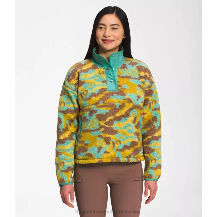HLH086034 wasabi oslniť The North Face dámsky cragmont fleece s potlačou
