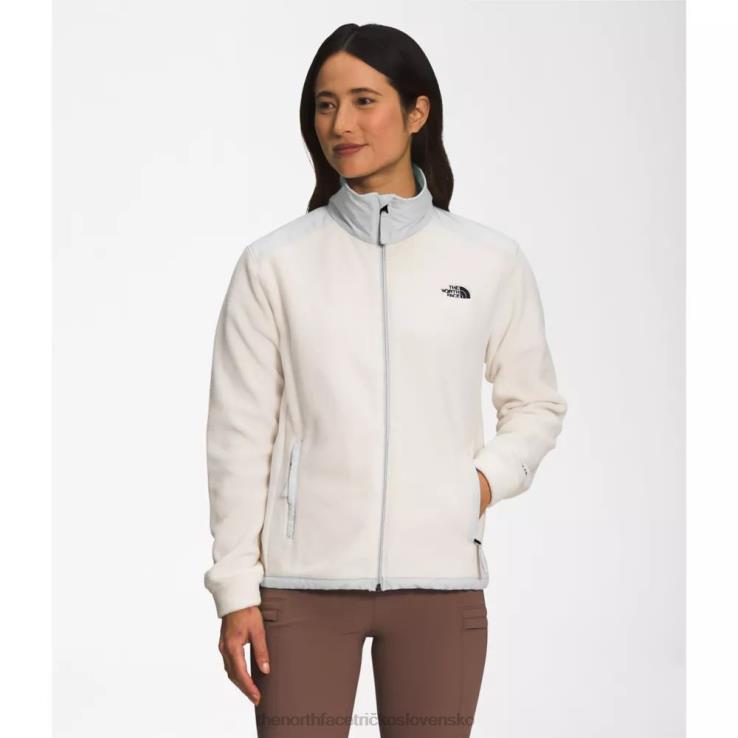 HLH086127 biely The North Face dámska bunda alpine polartec 200 na zips