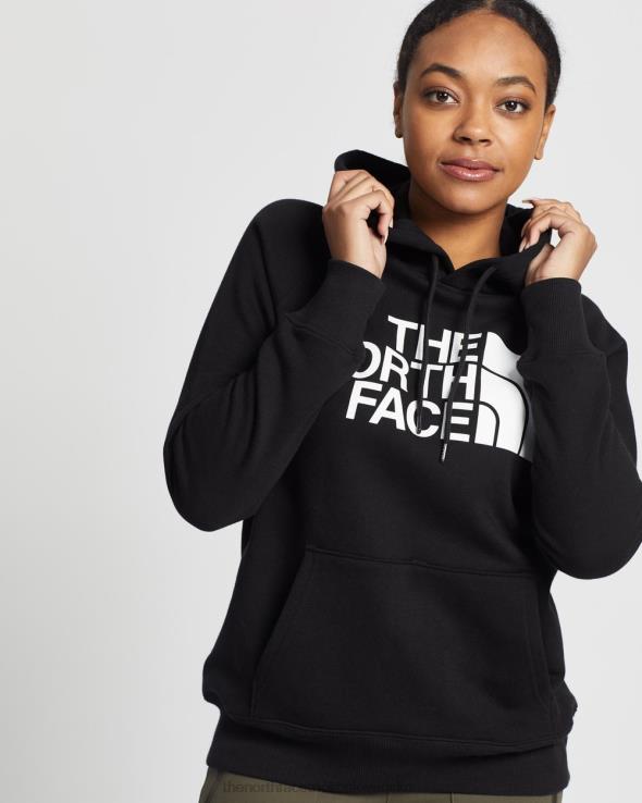 HLH087028 čierna The North Face mikina s kapucňou s polovičnou kupolou