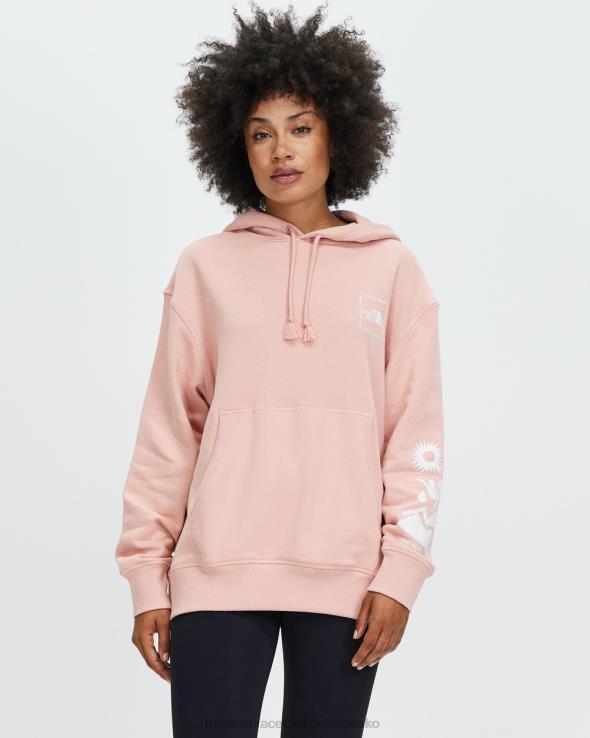 HLH087143 ružové opálenie The North Face mikina so zdrojom himalájskej fľaše