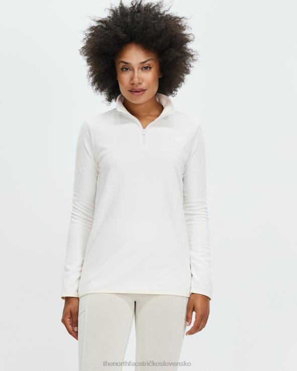 HLH087192 biely The North Face tka glacier 1/4 zips pot