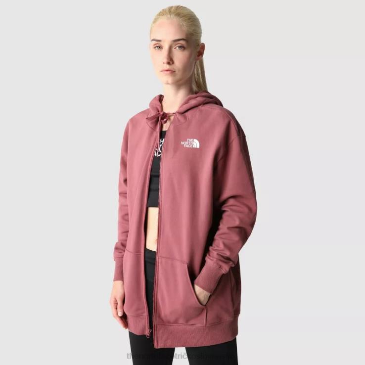 HLH08891 zázvor The North Face dámska mikina s kapucňou na zips