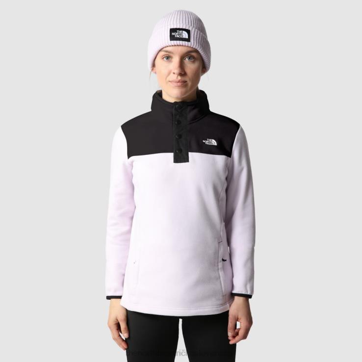 HLH08916 levanduľová hmla The North Face dámsky fleece s 1/4 zipsom