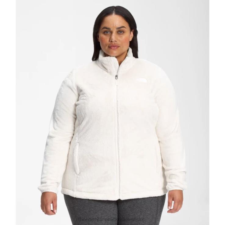 HLH083417 biely The North Face dámska plus osito bunda
