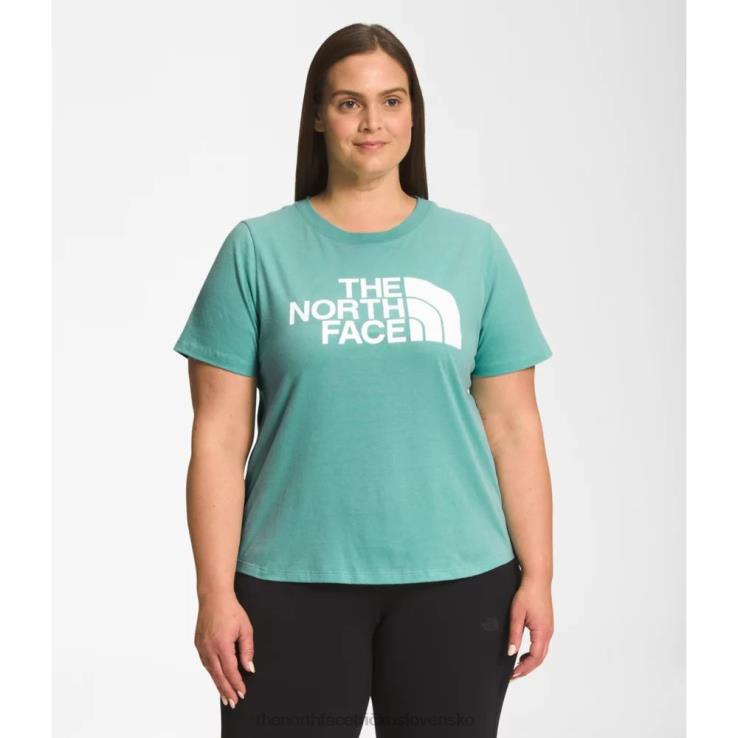 HLH084885 wasabi The North Face dámske bavlnené tričko s krátkym rukávom