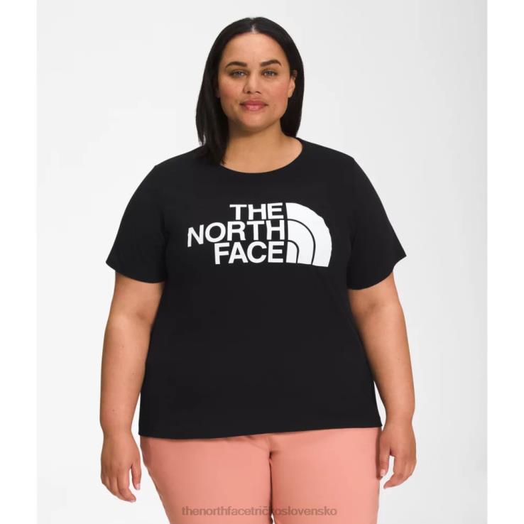 HLH084891 čierna The North Face dámske bavlnené tričko s krátkym rukávom