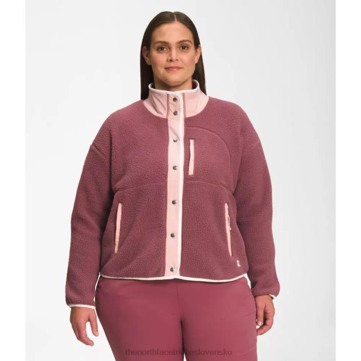 HLH084898 zázvor The North Face dámska fleecová bunda plus cragmont