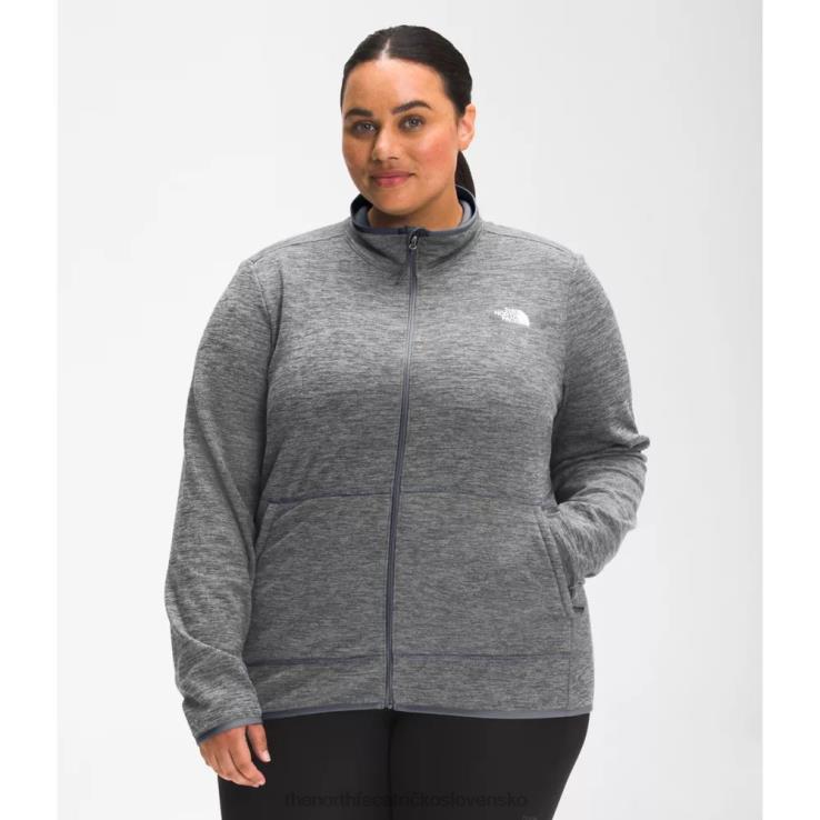 HLH084915 sivá The North Face ženy plus canyonlands full zip