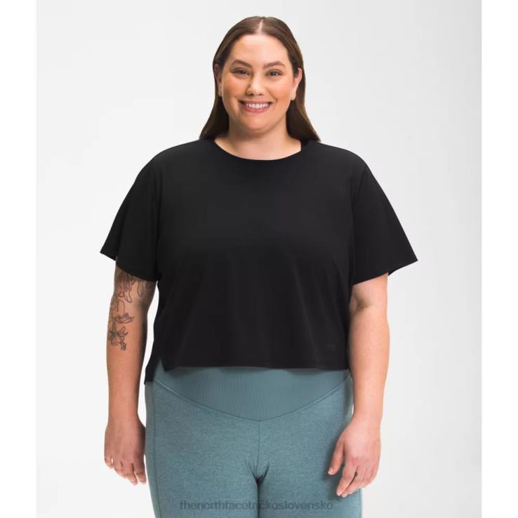 HLH084931 čierna The North Face dámske plus dawndream uvoľnený krátky rukáv