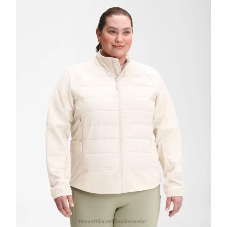 HLH084955 biely The North Face dámska hybridná bunda plus útulok cove