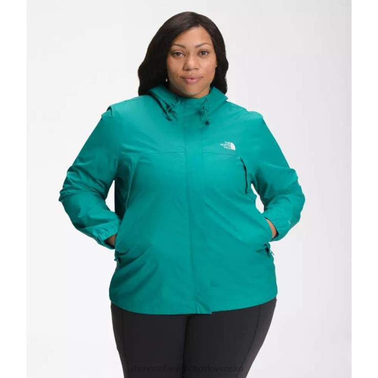 HLH084973 porcelánovo zelená The North Face dámske plus bunda Antora