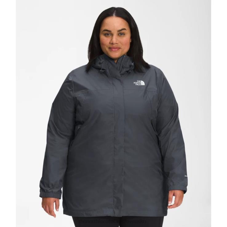 HLH084974 sivá The North Face ženy plus parka Antora