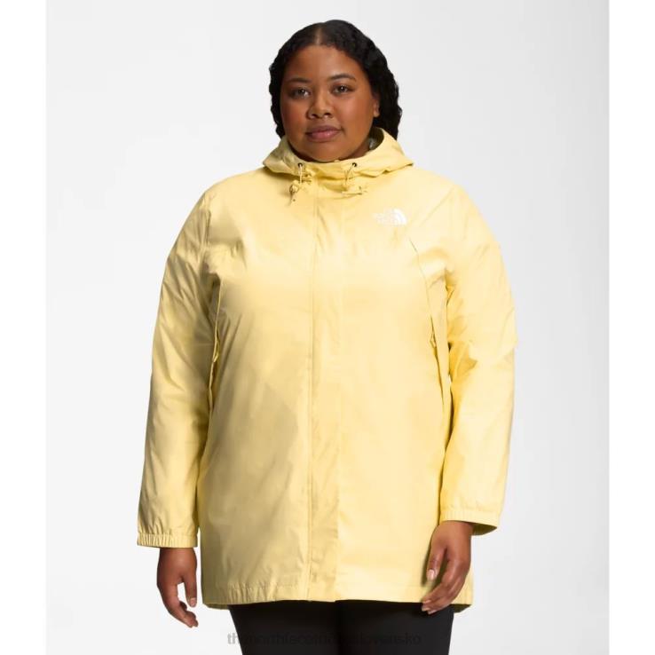 HLH084975 bledý banán The North Face ženy plus parka Antora