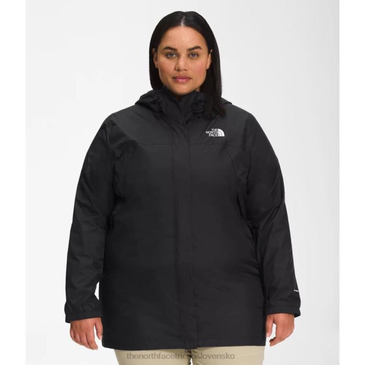 HLH084979 čierna The North Face ženy plus parka Antora