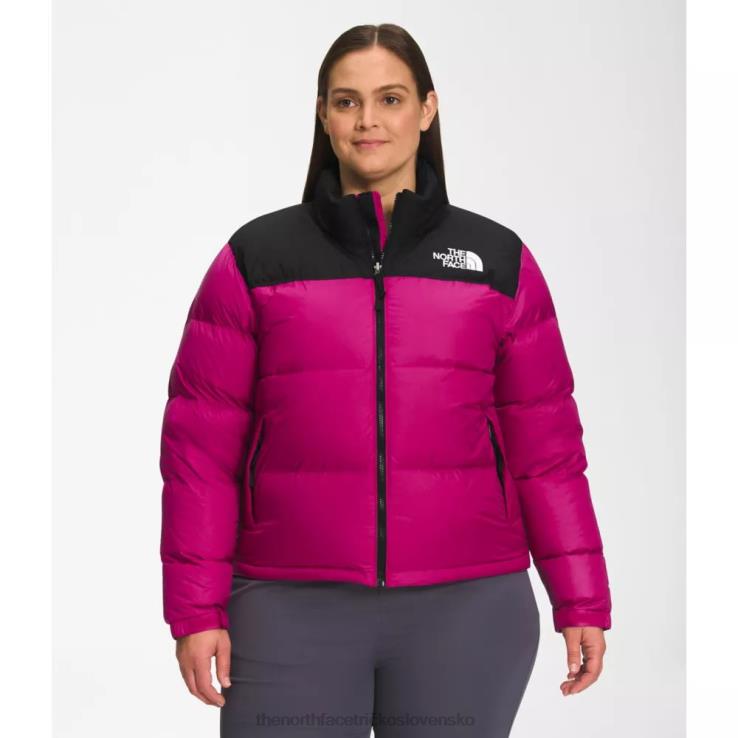 HLH085004 fuschia ružová The North Face dámska plus 1996 retro nuptse bunda