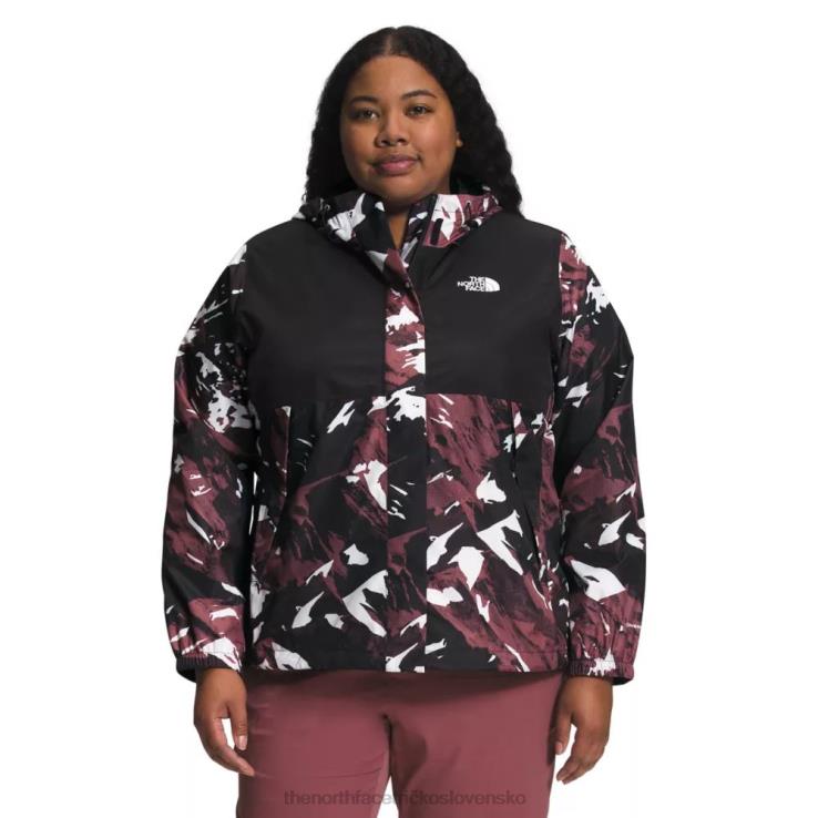 HLH085018 čierna The North Face dámske sako s potlačou plus anora