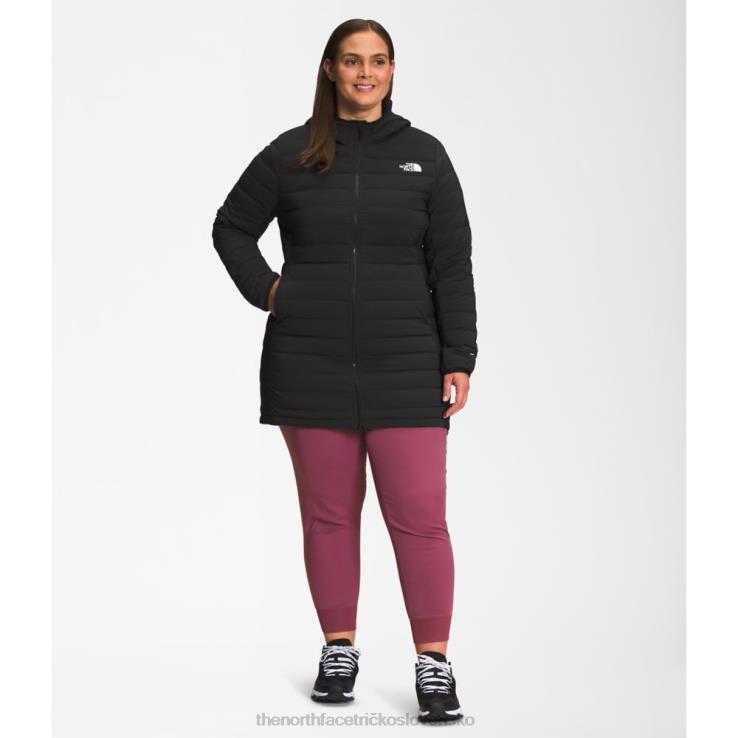HLH085233 čierna The North Face dámske plus belleview natiahnuť parka