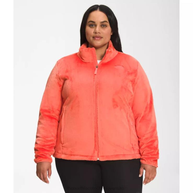 HLH085712 koralový východ slnka The North Face dámska plus osito bunda