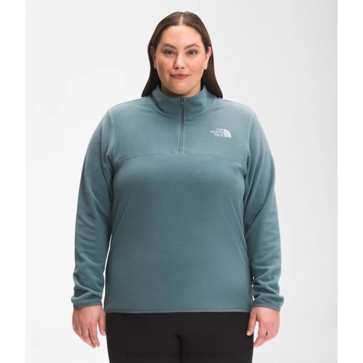 HLH086117 Modrá The North Face ženy plus tka ľadovcový zips