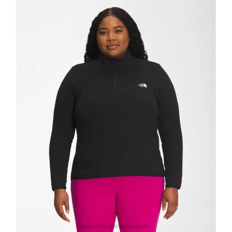 HLH086118 čierna The North Face ženy plus tka ľadovcový zips