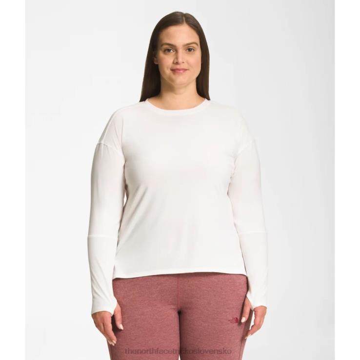 HLH086153 biely The North Face dámske plus dawndream s dlhým rukávom