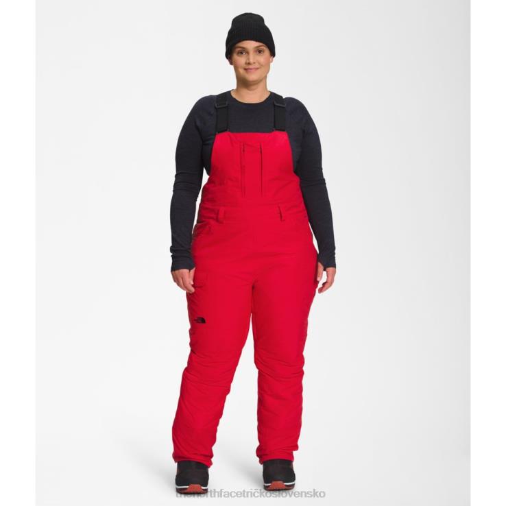 HLH086158 červená The North Face ženy plus zateplené podbradníky slobody