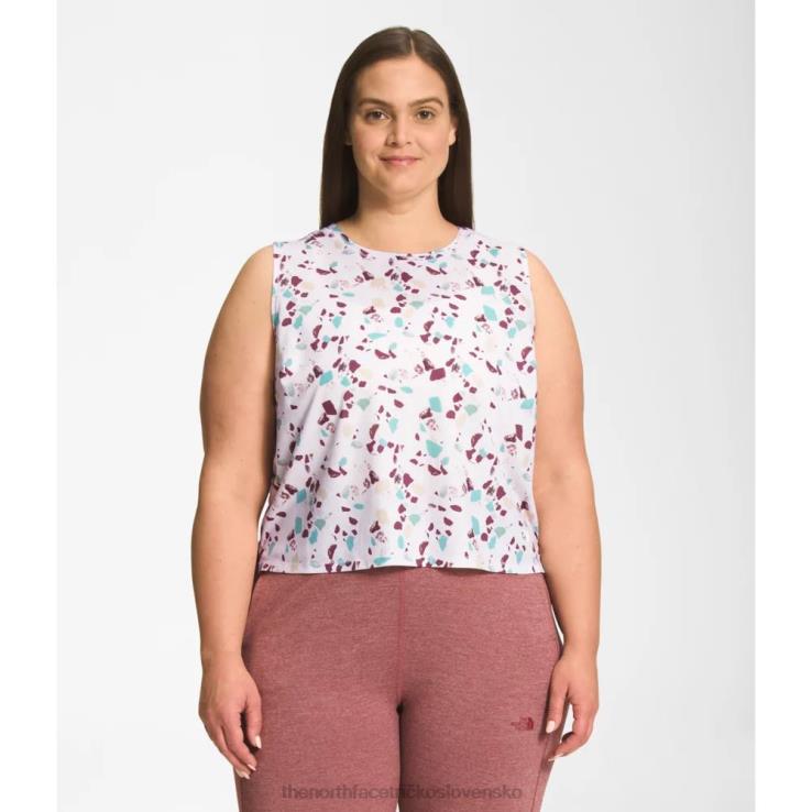 HLH086236 levanduľová hmla The North Face ženy s potlačou plus dawndream uvoľnená nádrž
