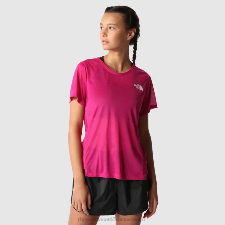 HLH081330 fuschia ružová The North Face dámske tričko s východom slnka