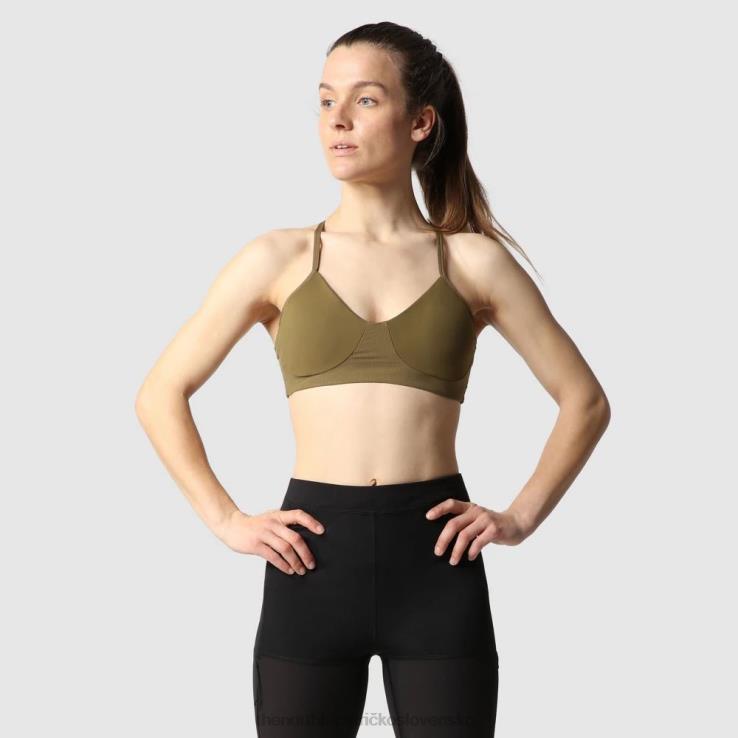 HLH081335 vojenská oliva The North Face ženy vedú v bralette