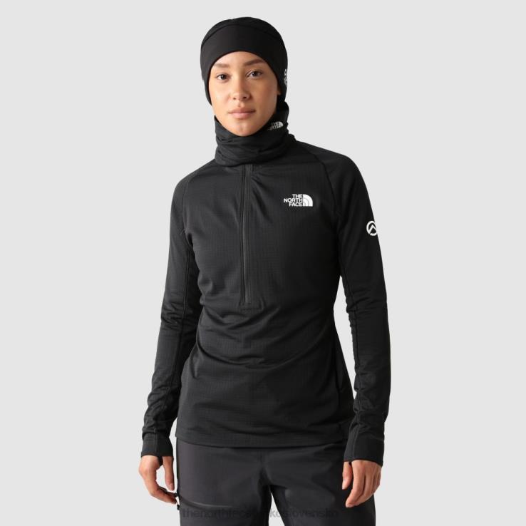 HLH081744 čierna The North Face dámsky vrchný okraj 1/2 zips