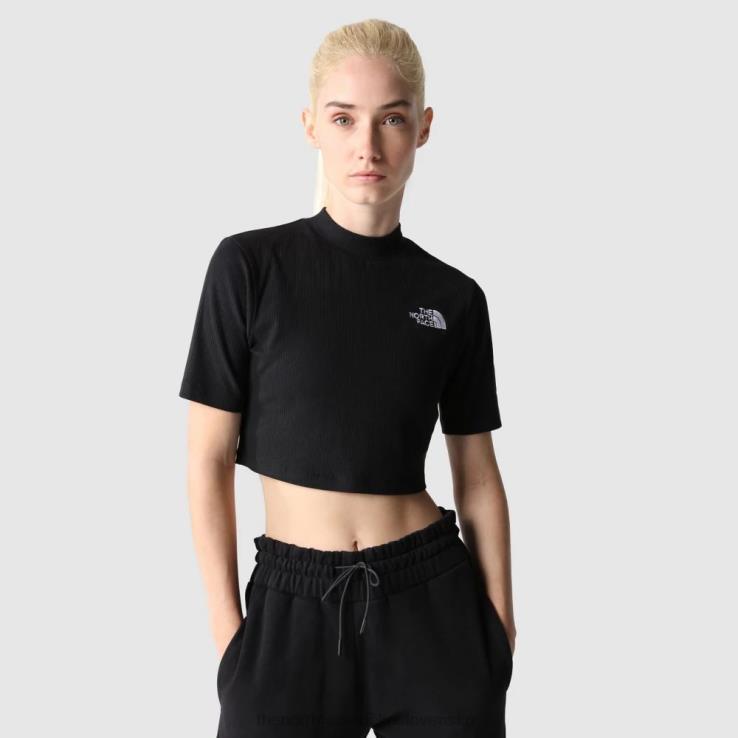 HLH081953 čierna The North Face dámsky gartha rebrovaný top
