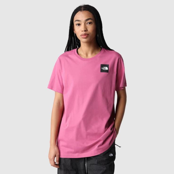 HLH081955 červená fialová The North Face dámske sezónne tričko s krátkym rukávom