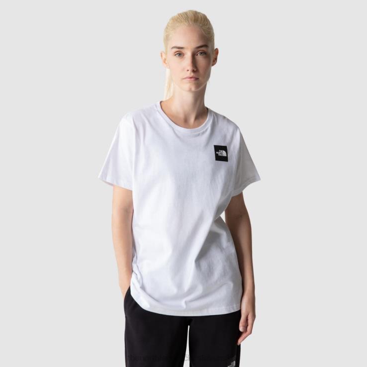 HLH081956 biely The North Face dámske sezónne tričko s krátkym rukávom
