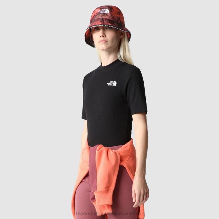 HLH082123 čierna The North Face dámske body s 3/4 rukávom
