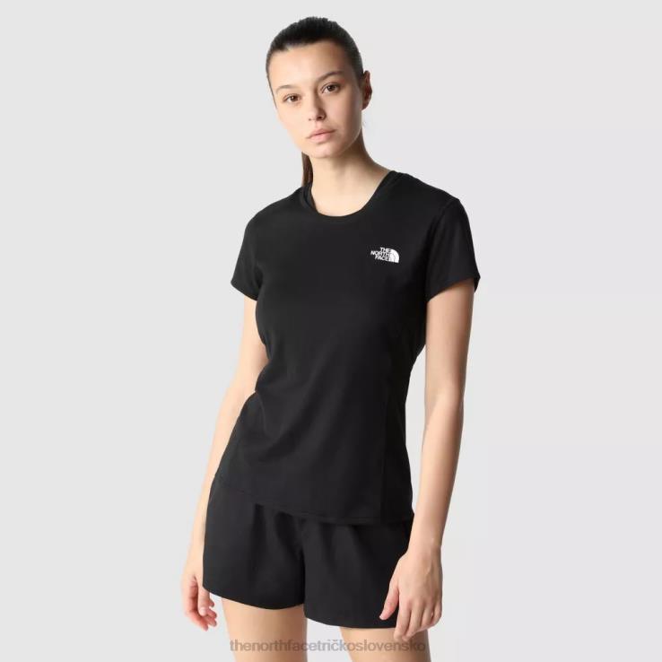 HLH082263 čierna The North Face ženy znížiť tričko