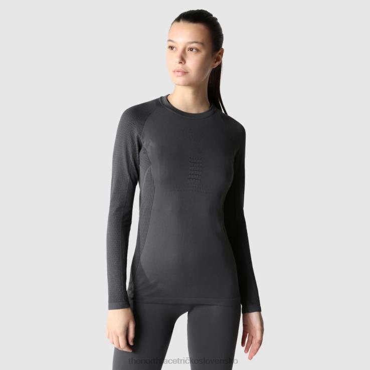 HLH08298 sivá The North Face dámske aktívne tričko s dlhým rukávom