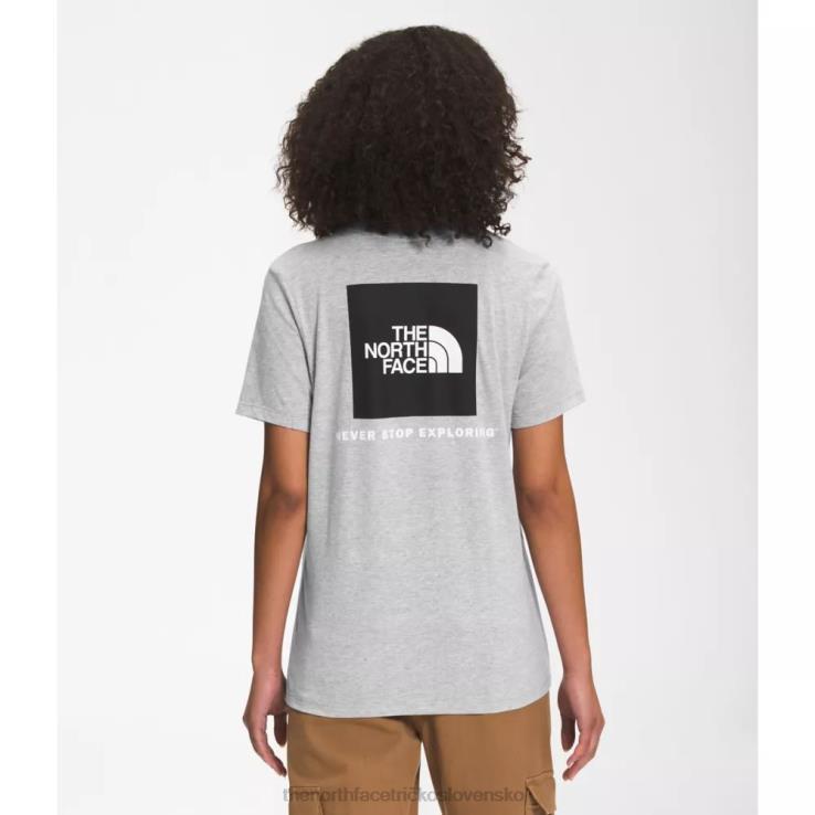 HLH083330 sivá The North Face dámske tričko box nse s krátkym rukávom