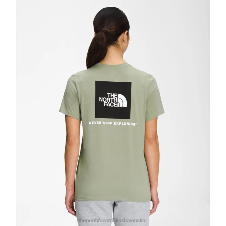 HLH083334 zelený čaj The North Face dámske tričko box nse s krátkym rukávom