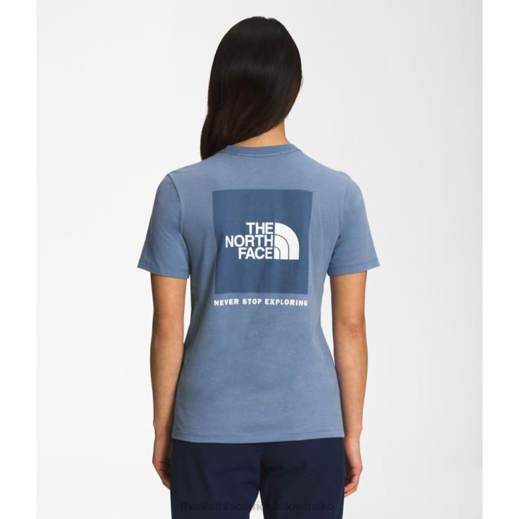 HLH083337 ľudová modrá The North Face dámske tričko box nse s krátkym rukávom