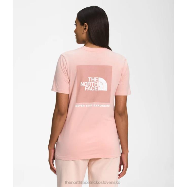HLH083341 pieskovo ružová The North Face dámske tričko box nse s krátkym rukávom