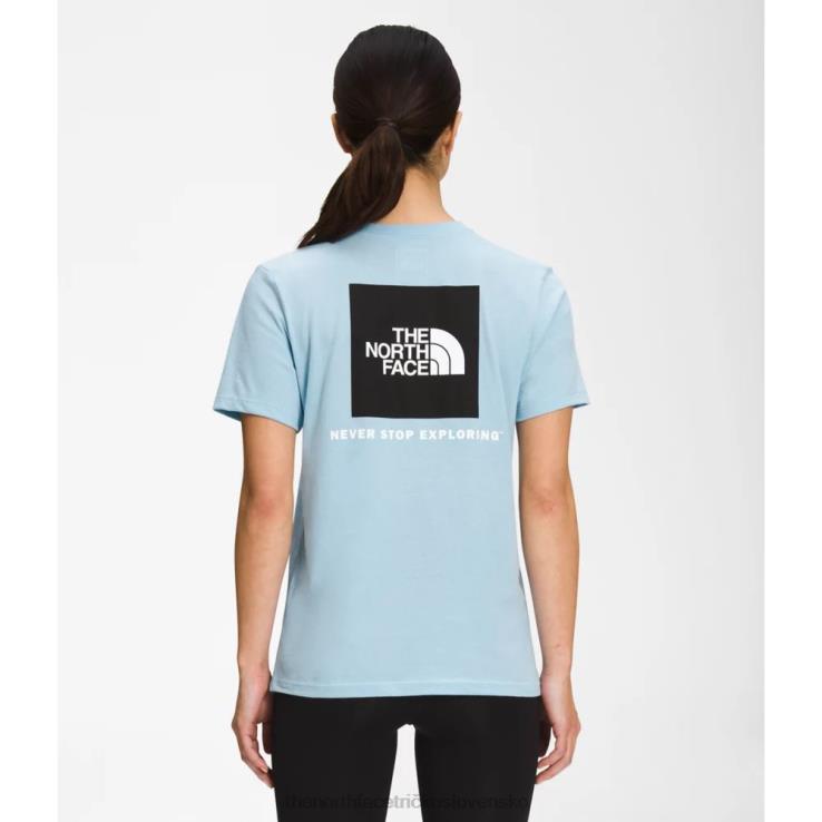 HLH083342 beta modrá The North Face dámske tričko box nse s krátkym rukávom