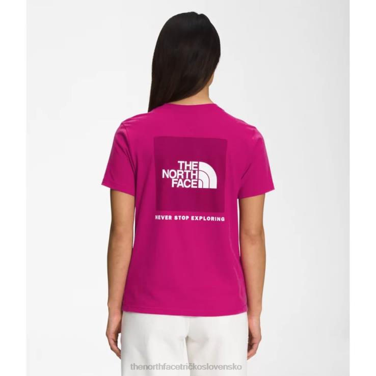 HLH083344 fuschia ružová The North Face dámske tričko box nse s krátkym rukávom