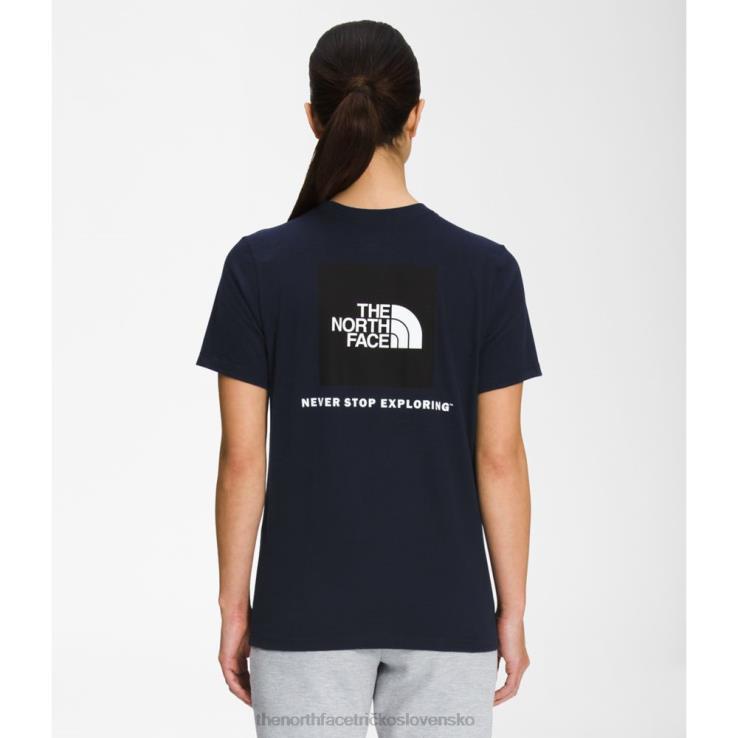 HLH083348 námornícka čierna The North Face tmavomodré dámske tričko box nse s krátkym rukávom