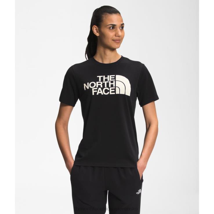 HLH083466 čierna The North Face dámske bavlnené tričko s krátkym rukávom