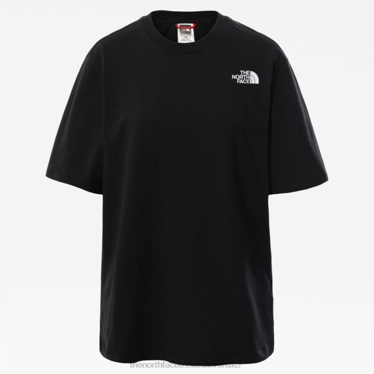 HLH08406 čierna The North Face dámske uvoľnené redbox tričko