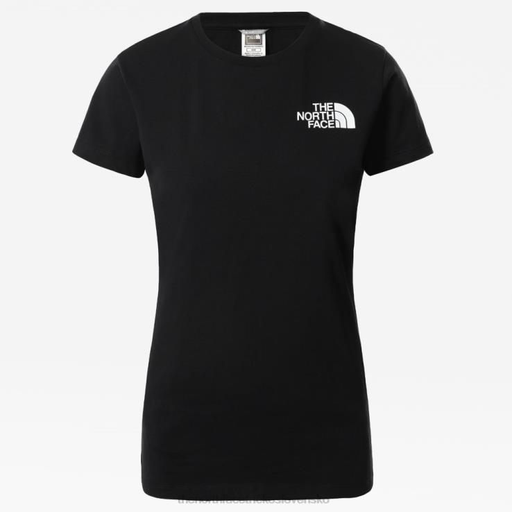 HLH08436 čierna The North Face pánske polokošelové tričko
